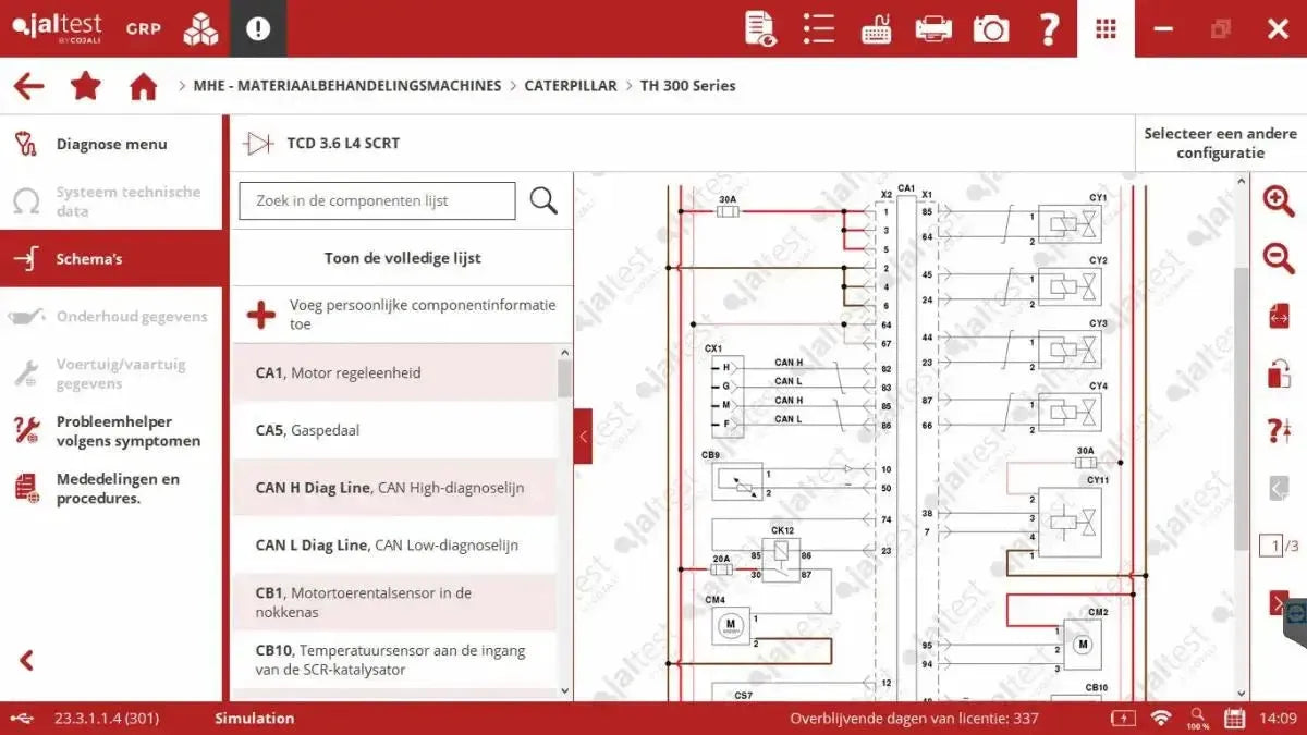 Jaltest MHE (Material Handling Equipment) Uitleesapparaat