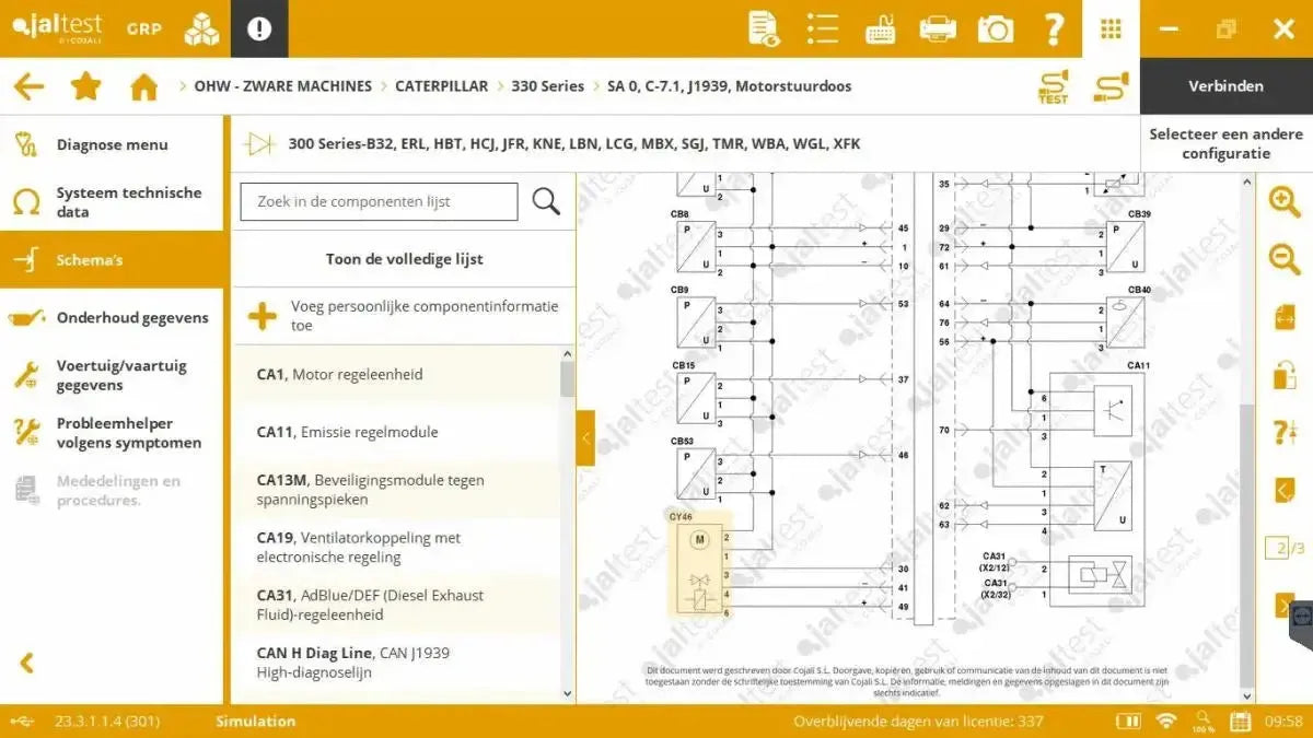 Jaltest Veegmachines Uitleesapparaat