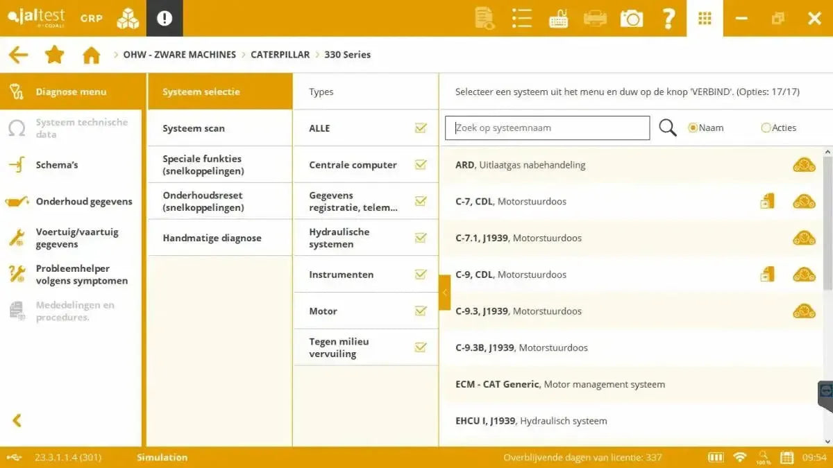 Jaltest OHW (Off-Highway) Uitleesapparaat