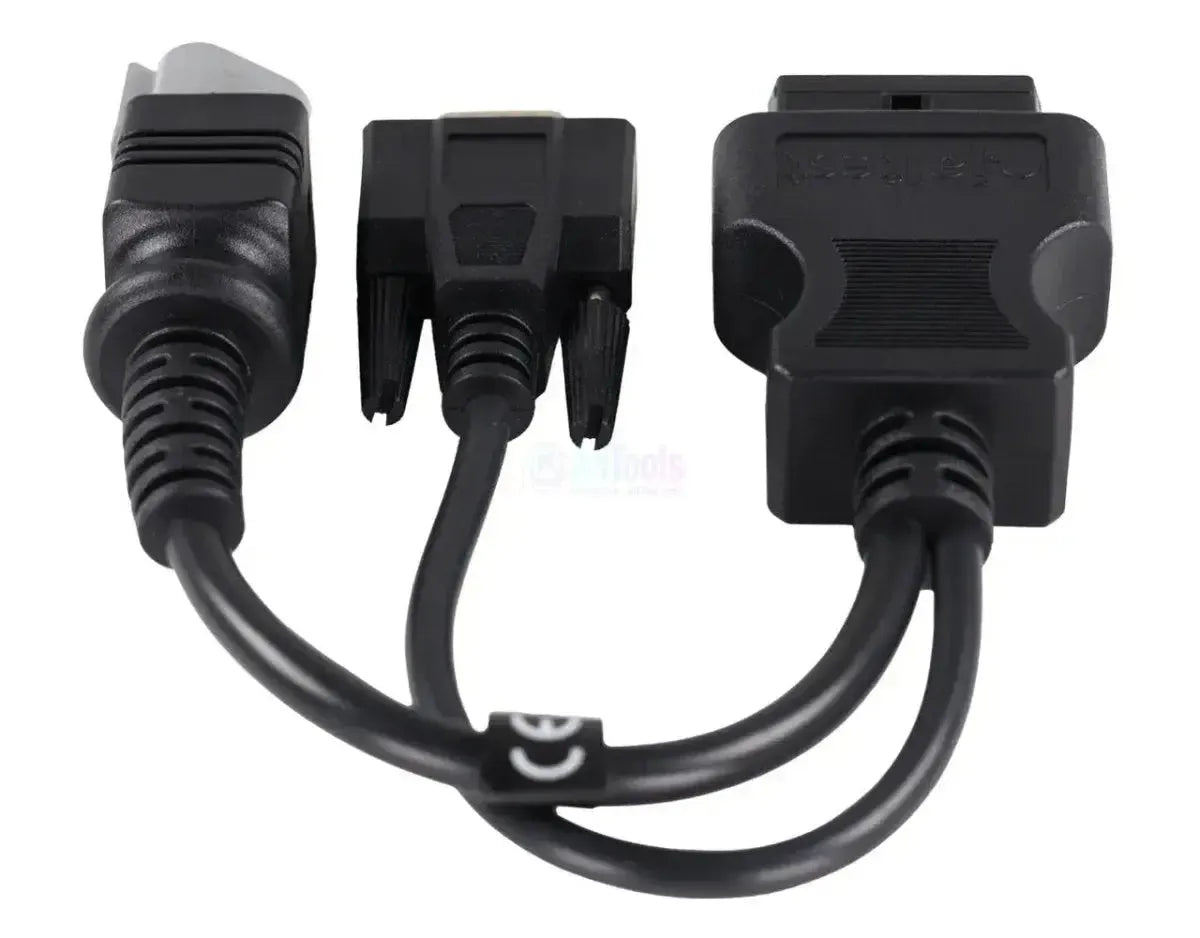 Jaltest (JDC518A) | SISU 3+9-pins OBD - 16-pins OBD2 Verloopkabel | Verbrandingsmotor