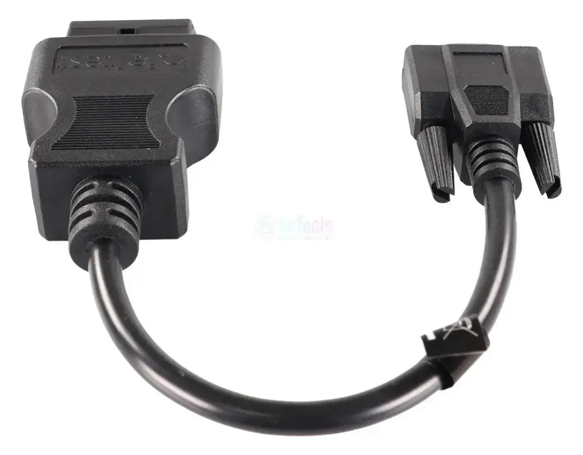 Jaltest (JDC311A) | Solaris 9-pins Sub-D – 16-pins OBD2 Verloopkabel | Autobus