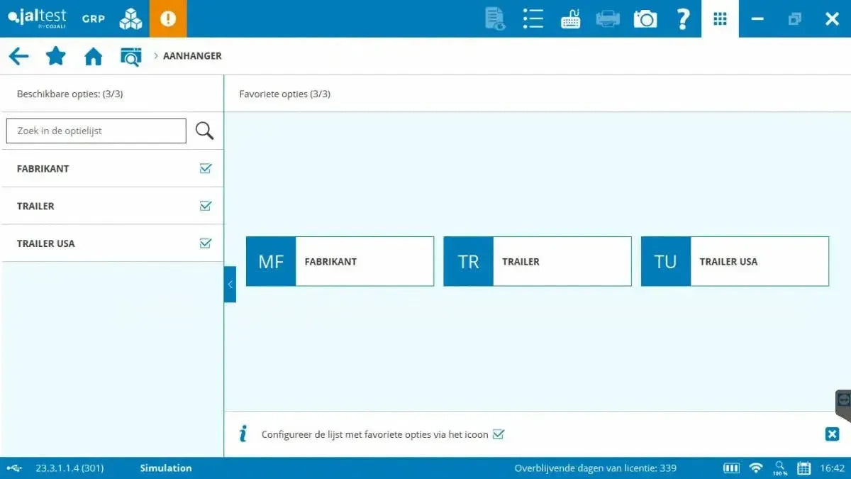 Jaltest Trailer Uitleesapparaat