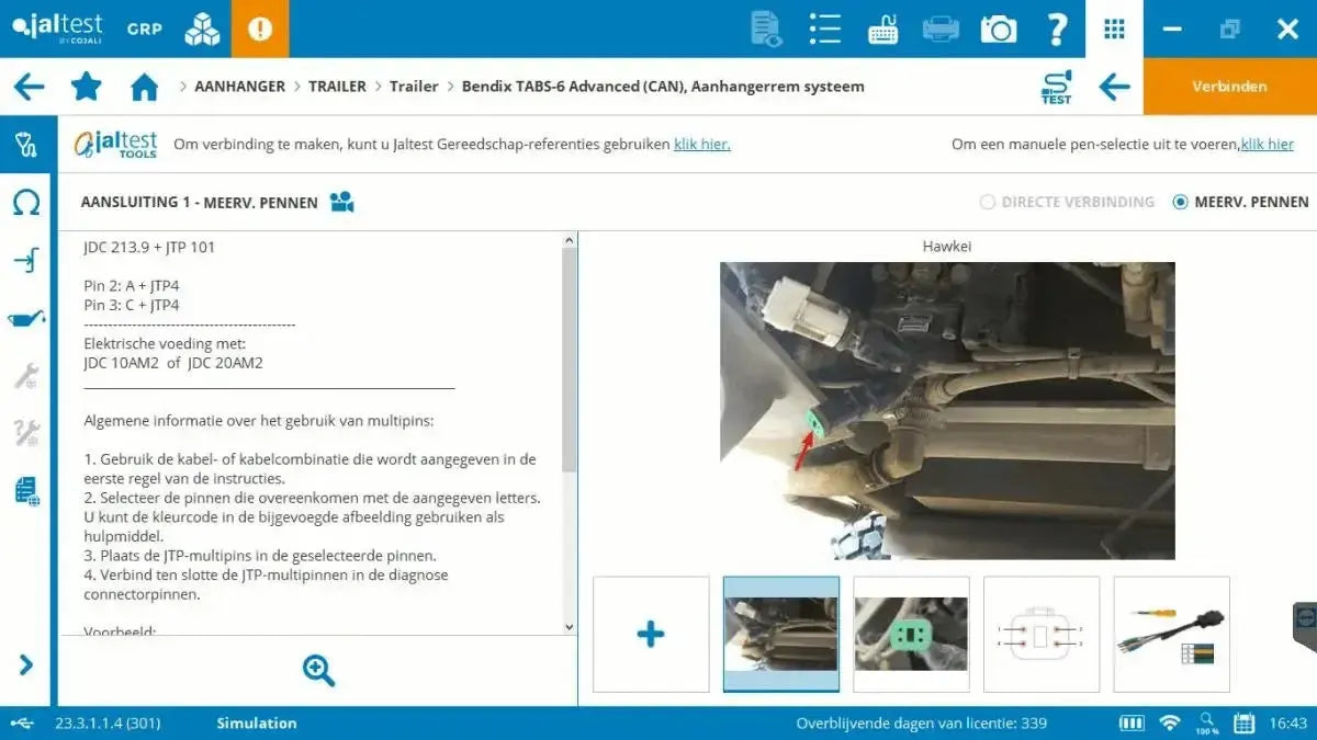 Jaltest Trailer Uitleesapparaat