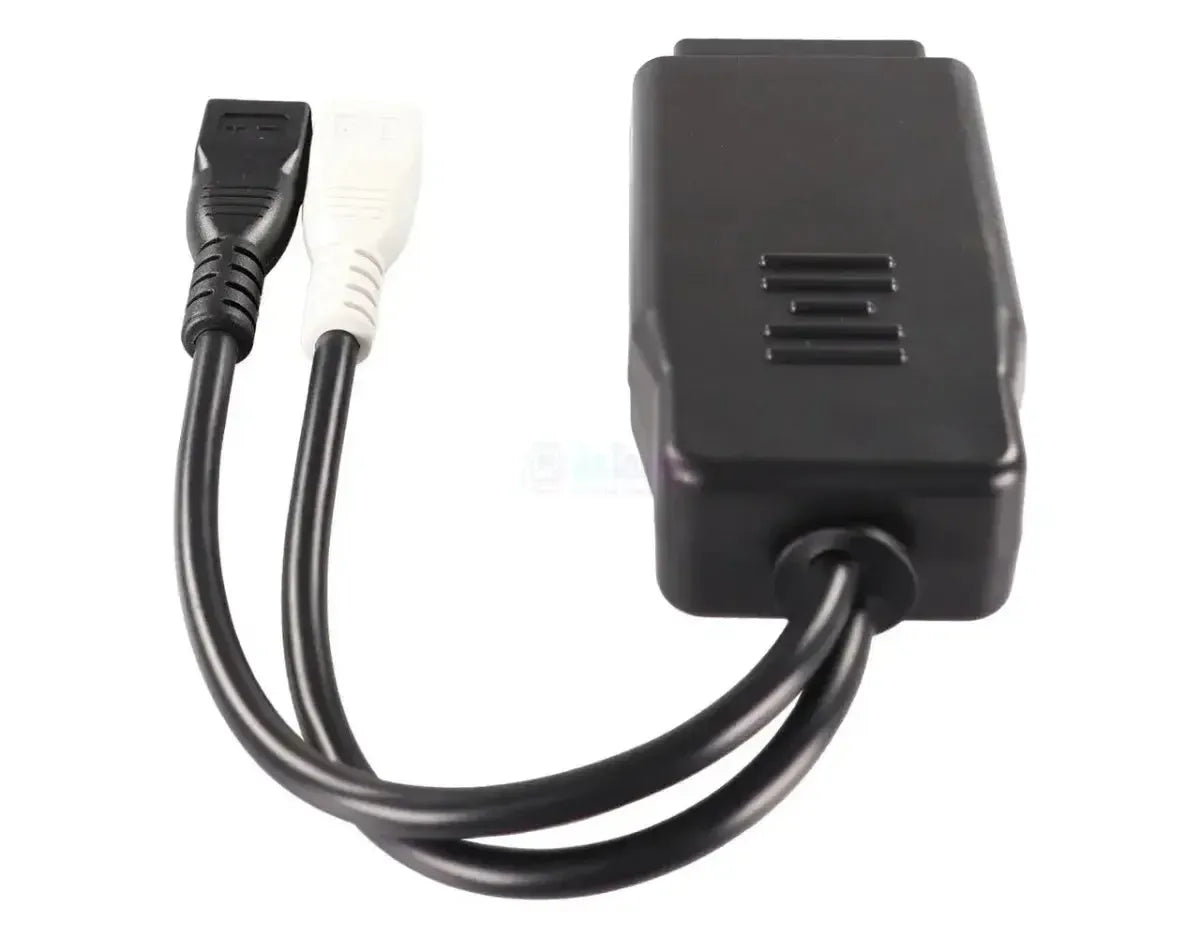 Jaltest (JDC402A) | Volkswagen 2+2-pins OBD1 - 16-pins OBD2 Verloopkabel | Bestelauto