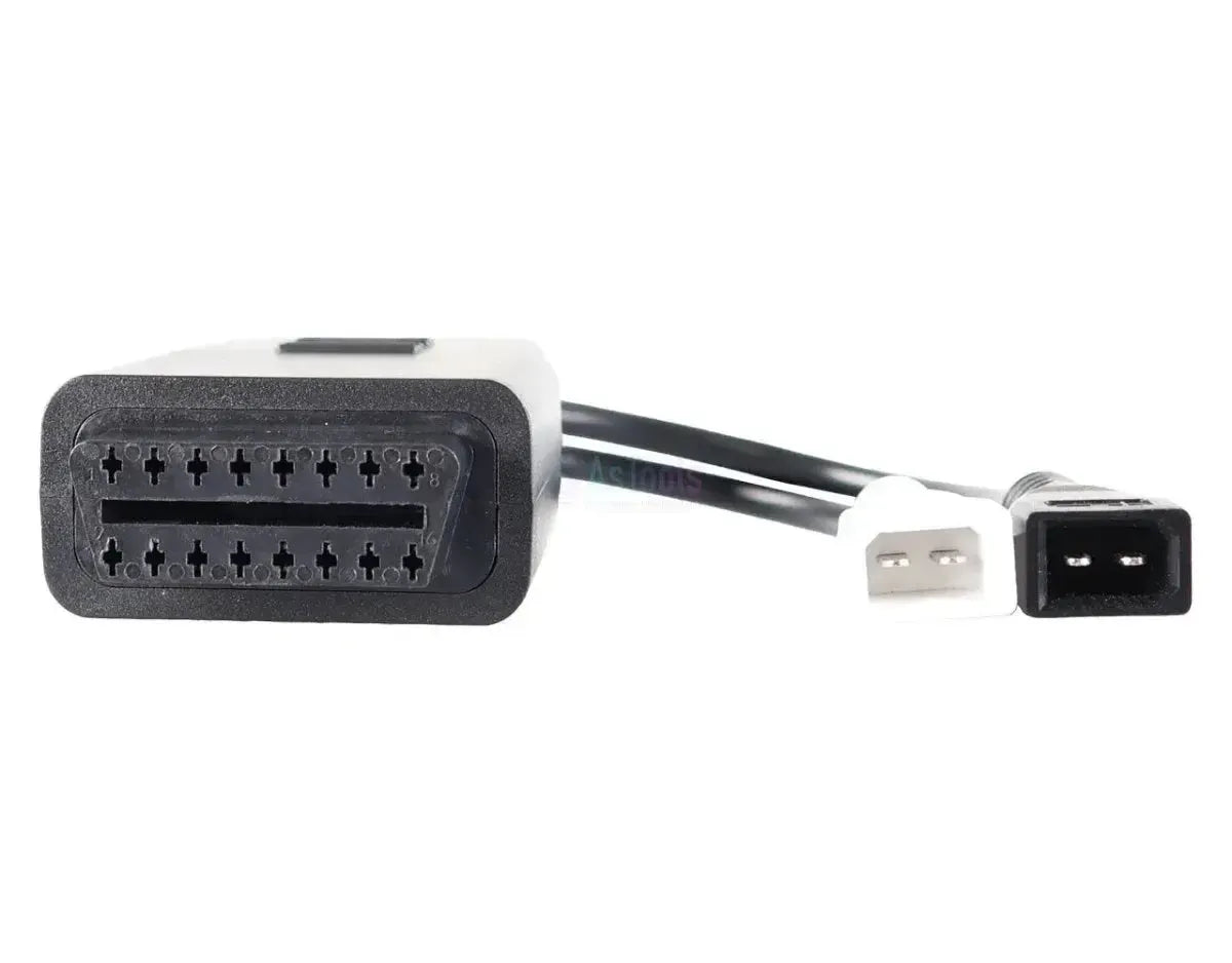 Jaltest (JDC402A) | Volkswagen 2+2-pins OBD1 - 16-pins OBD2 Verloopkabel | Bestelauto