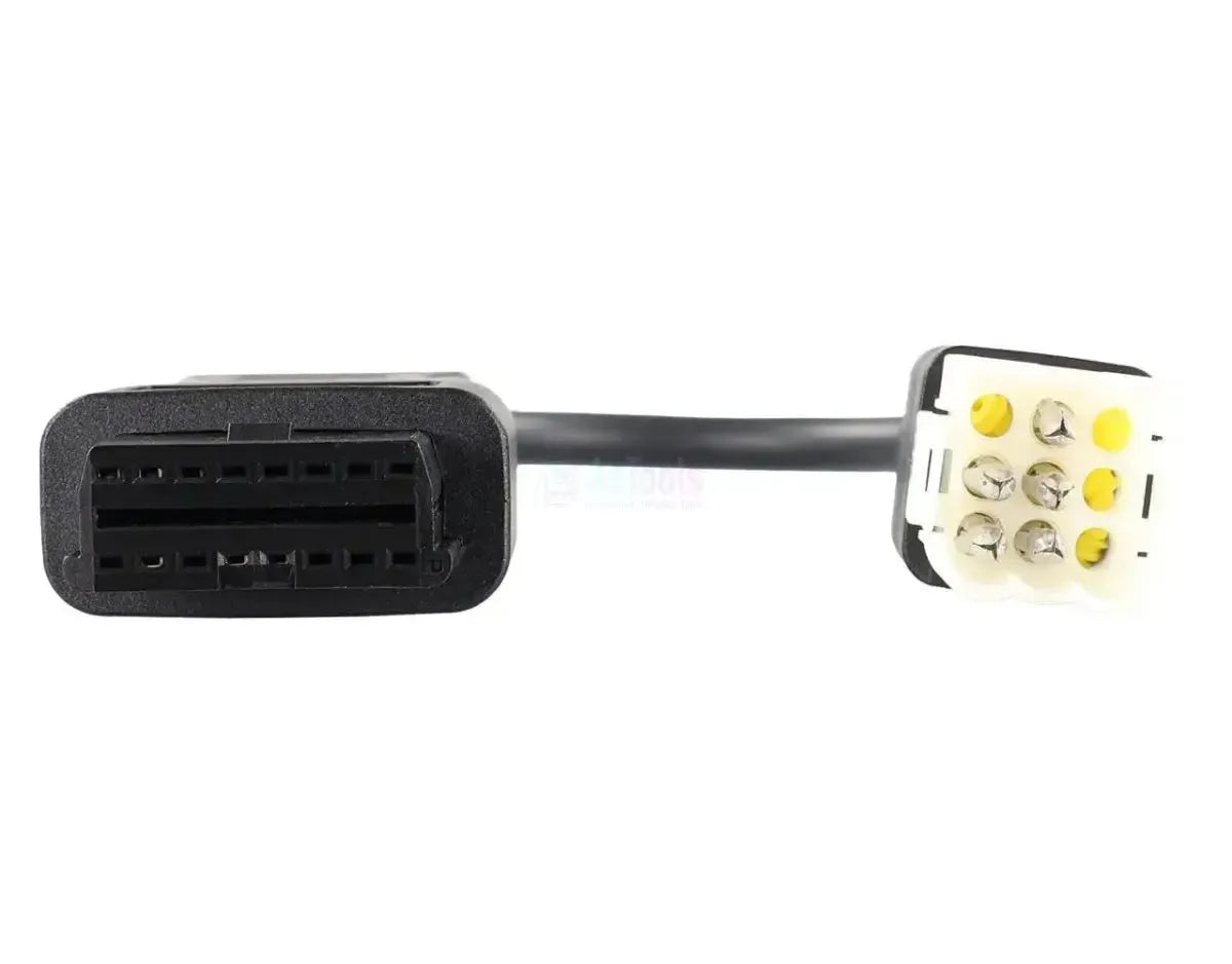 Jaltest (JDC301A) | Volvo (ECS) 9-pins OBD - 16-pins OBD2 Verloopkabel | Autobus