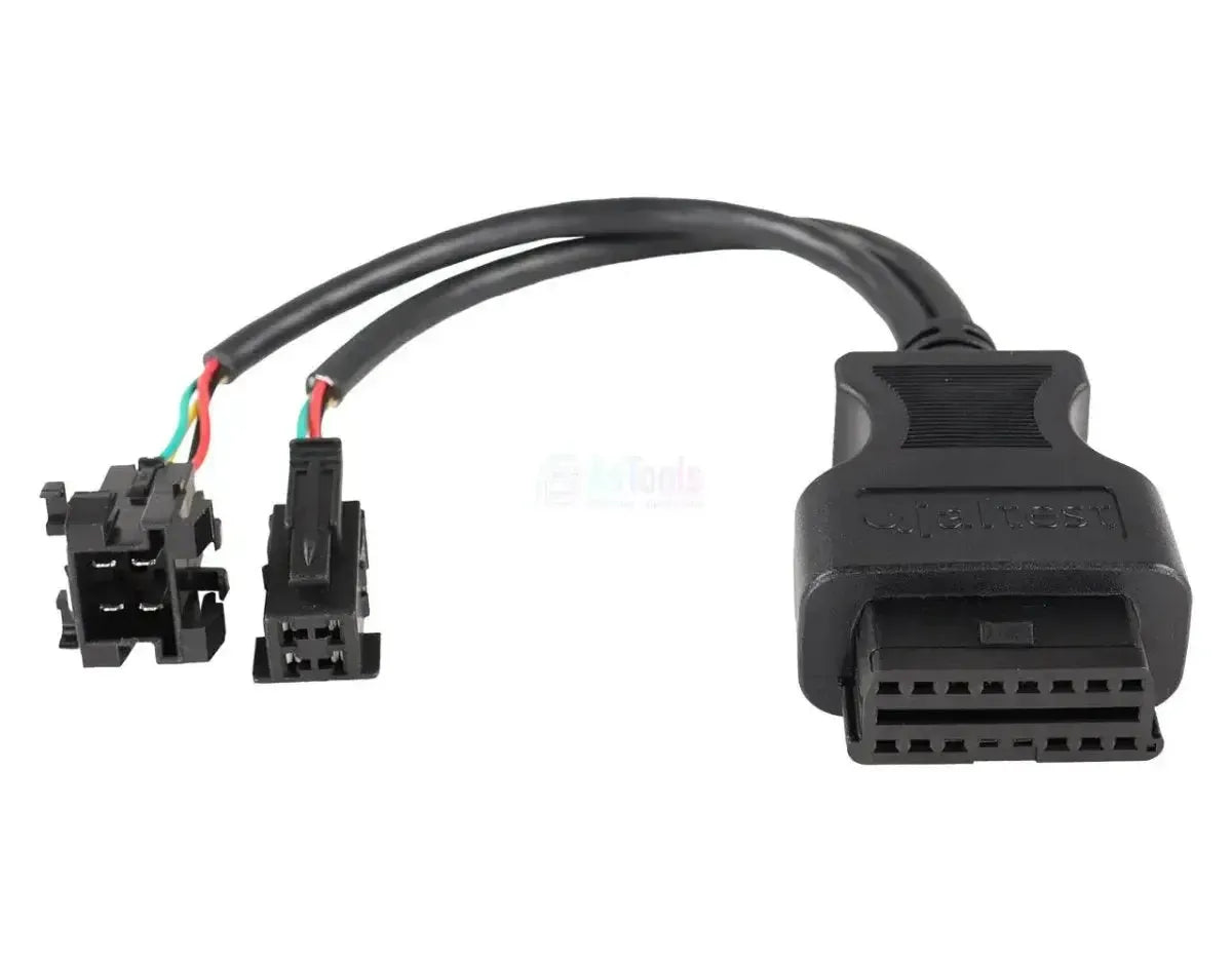 Jaltest (JDC304A) | Wabco (ATC/MTS) 4+4-pins OBD - 16-pins OBD2 Verloopkabel | Autobus