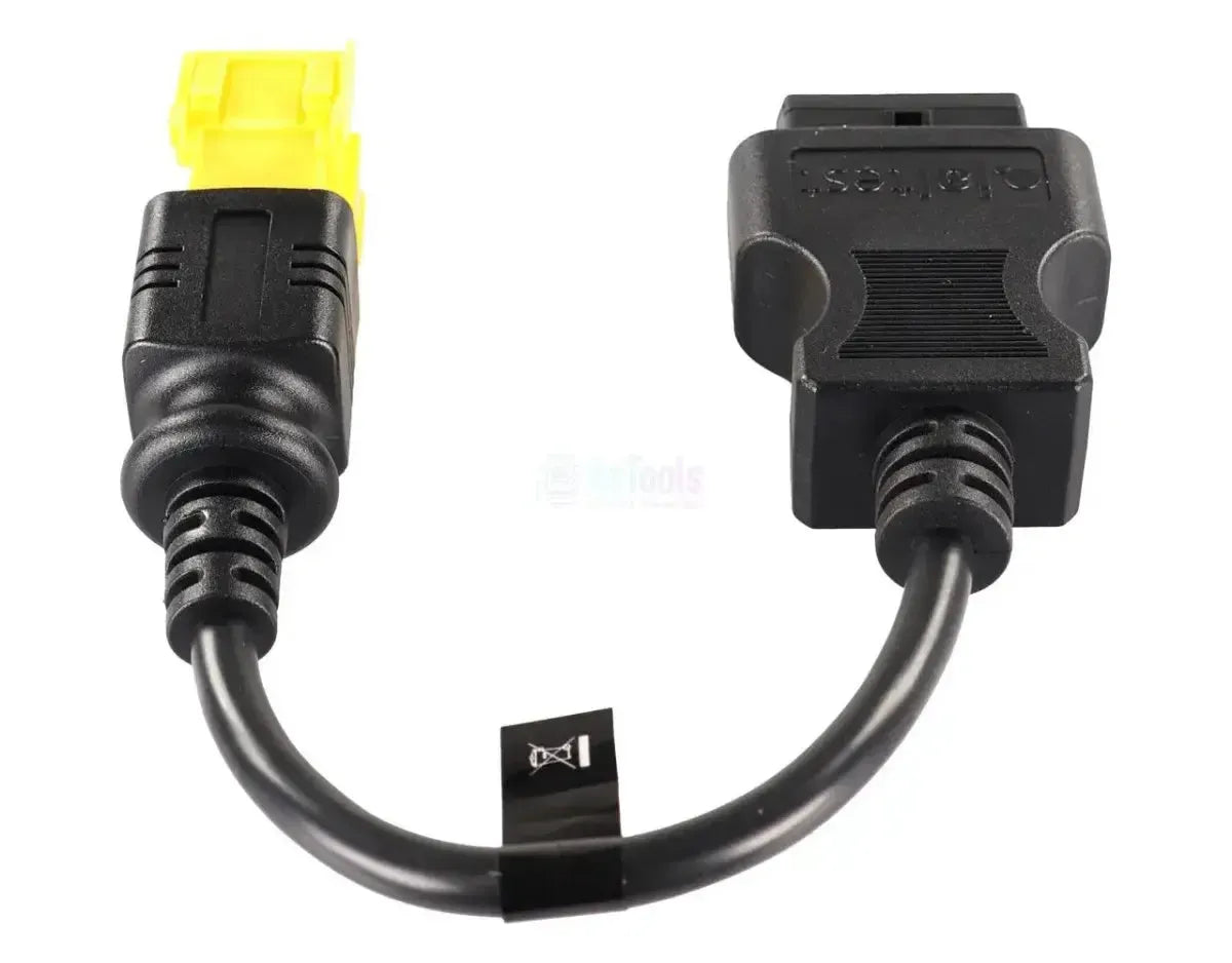 Jaltest (JDC309A) | ZF Ecolife (MCP) 9-pins OBD - 16-pins OBD2 Verloopkabel | Autobus