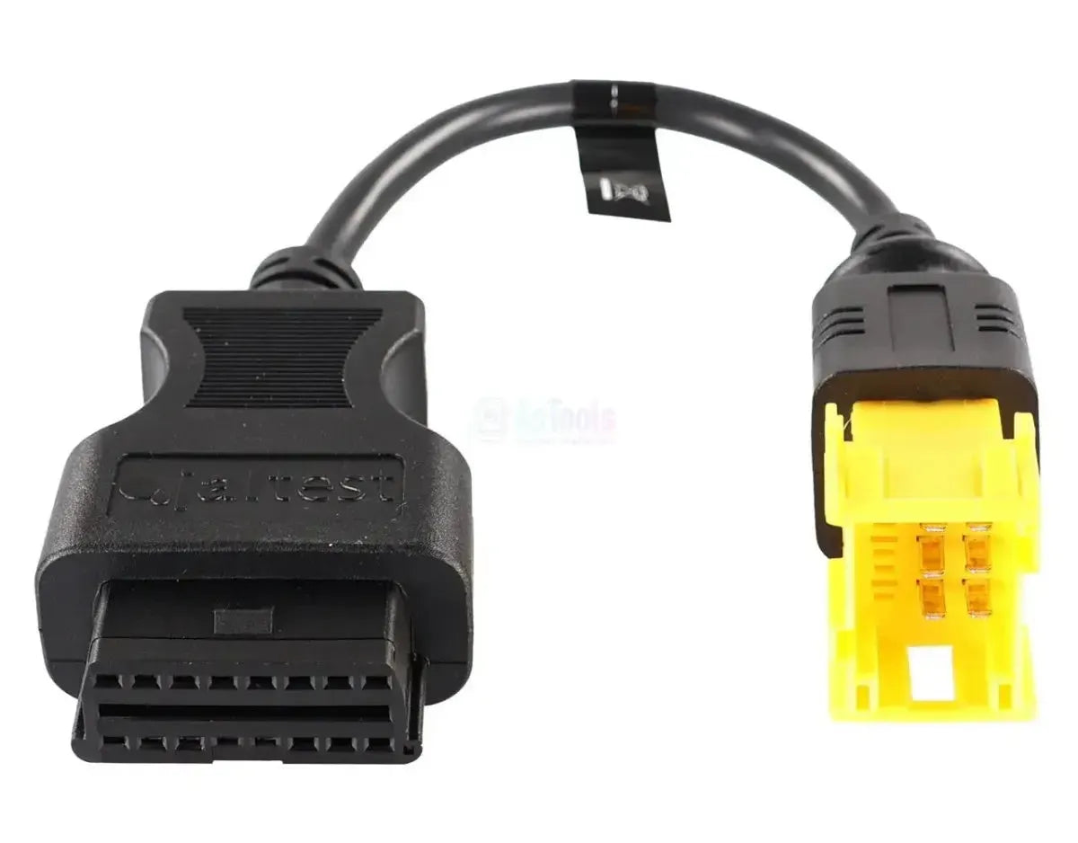 Jaltest (JDC309A) | ZF Ecolife (MCP) 9-pins OBD - 16-pins OBD2 Verloopkabel | Autobus