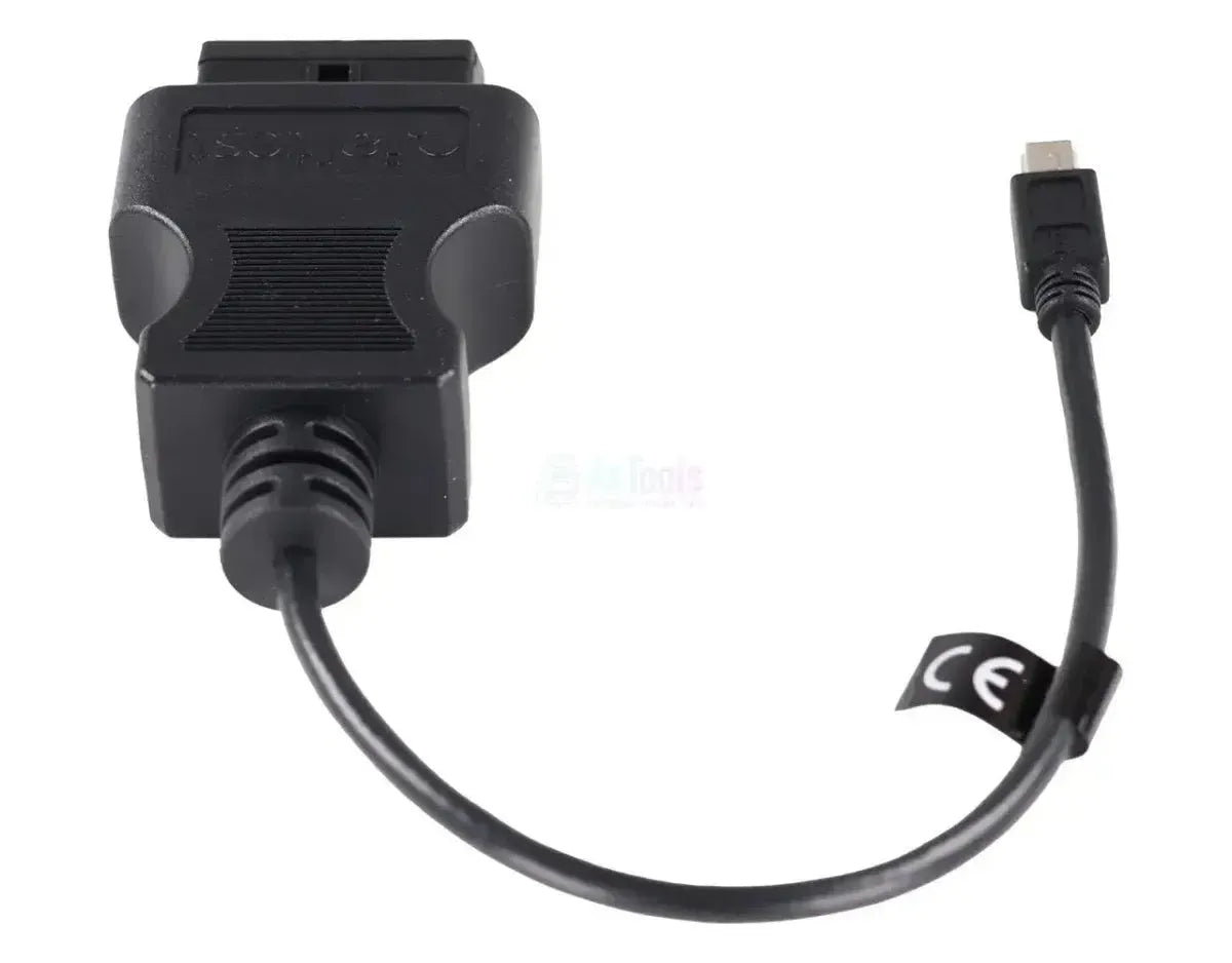 Jaltest (JDC308A) | ZF Ecolife Mini-USB - 16-pins OBD2 Verloopkabel | Autobus