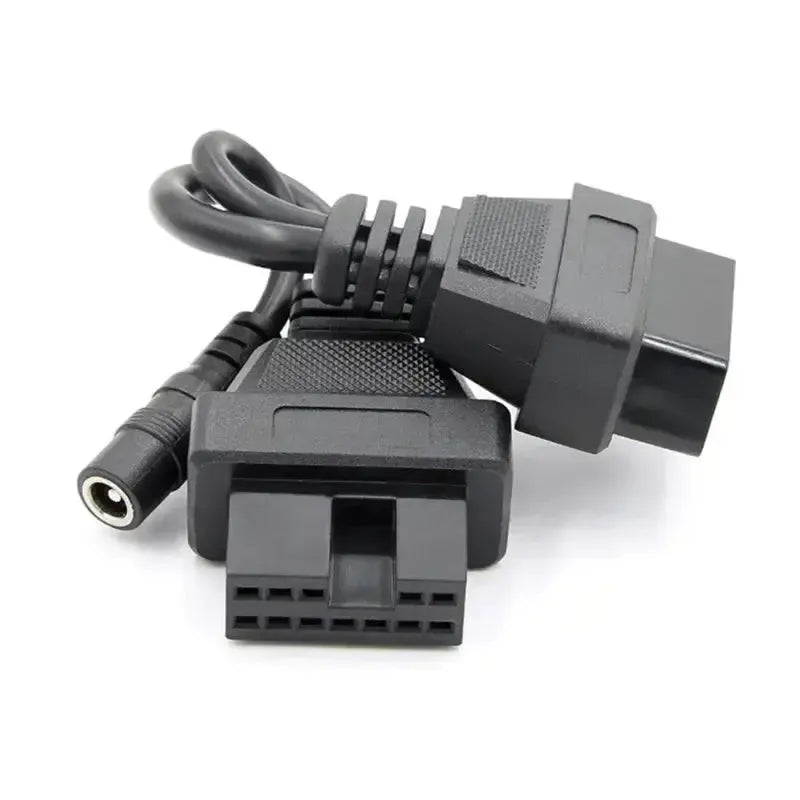 Mitsubishi/Hyundai 12-pins OBD1 – 16-pins OBD2 Verloopkabel | Personenauto