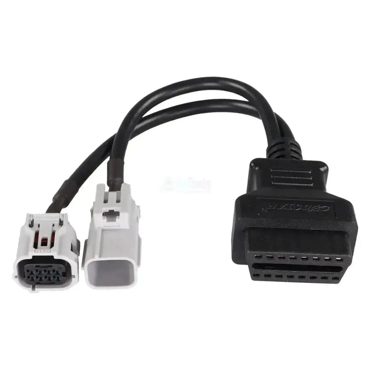 OBDSTAR (M048) | Aprilia 8+8-pins OBD – 16-pins OBD2 Verloopkabel | Motorfiets