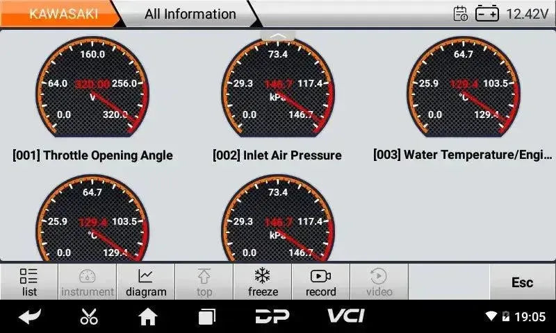 OBDSTAR IScan Kawasaki (Marine) | Uitleesapparaat | Motorboot