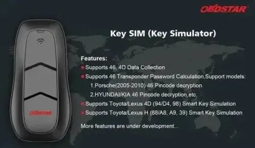 OBDSTAR Key SIM Sleutelsimulator | Accessoires