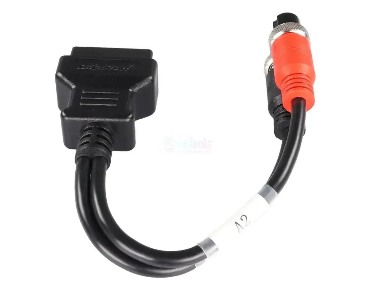 OBDSTAR (M028) | PGO 6+6-pins OBD – 16-pins OBD2 Verloopkabel | Motorfiets