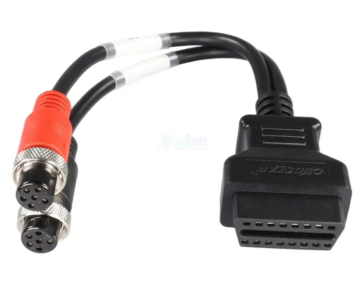 OBDSTAR (M028) | PGO 6+6-pins OBD – 16-pins OBD2 Verloopkabel | Motorfiets