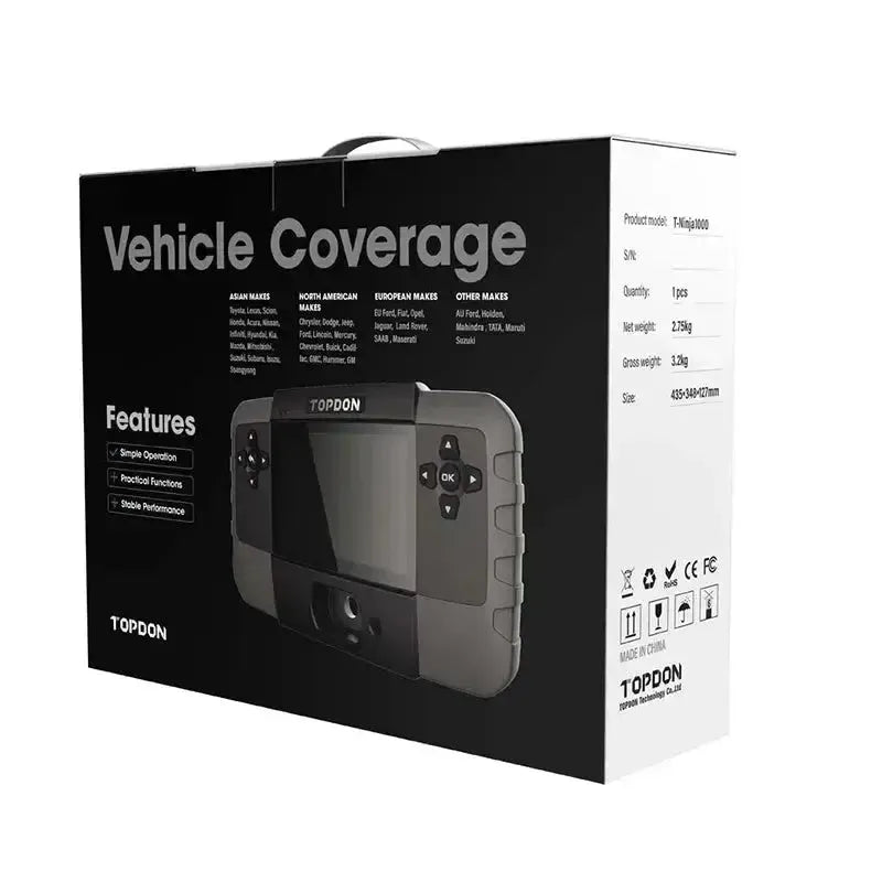 Topdon T-Ninja 1000 | Sleutelprogrammeur | Auto