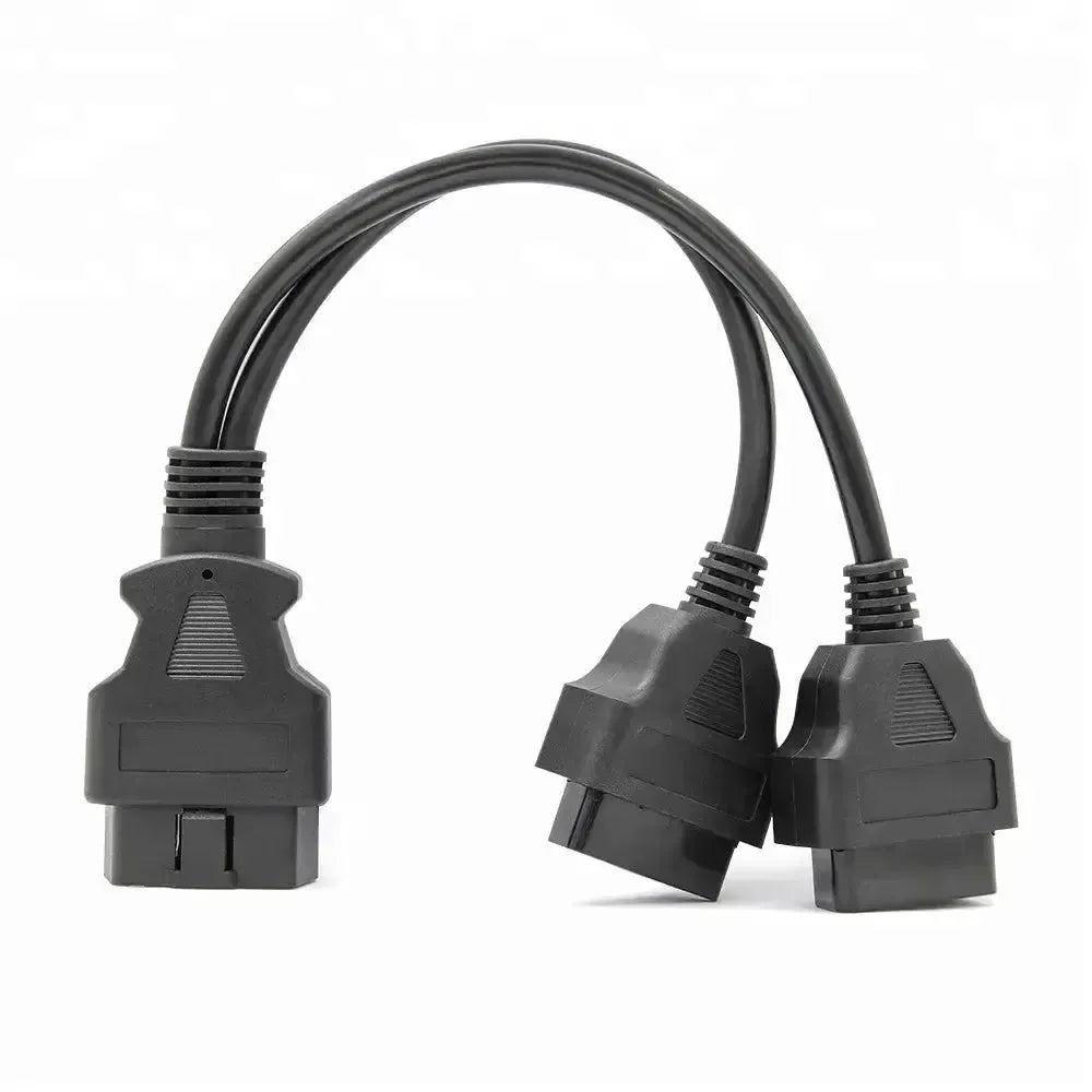 16-pins OBD2 Verleng- en Splitterkabel 2-delig (30 cm) | Interface