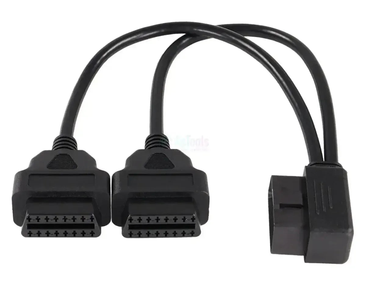 16-pins OBD2 Platte Verleng- en Splitterkabel (30 cm) | Interface