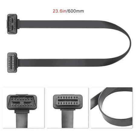 16-pins OBD2 Platte Verlengkabel (60 cm) | Interface