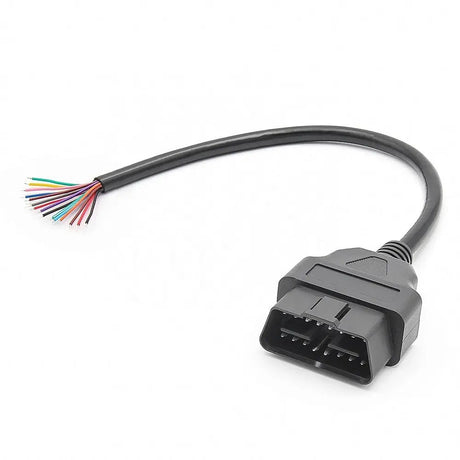16 Pins OBD2 Stekker Mannetje Met 16 Open Eindkabels Verloopkabel 30 cm