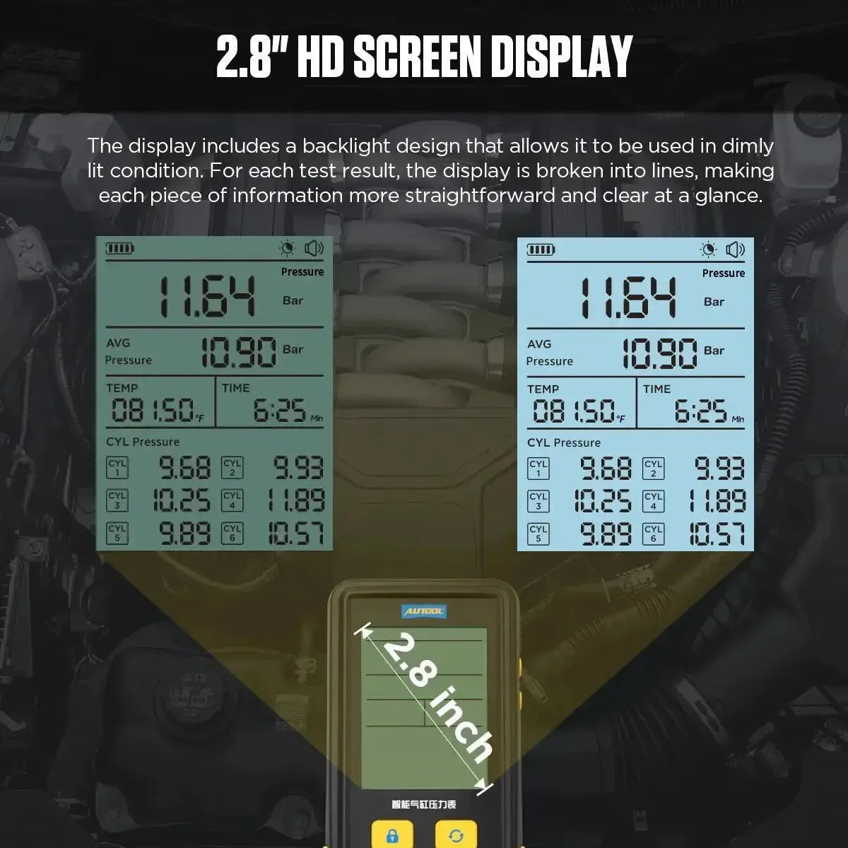 Autool PT610 | Compressietester