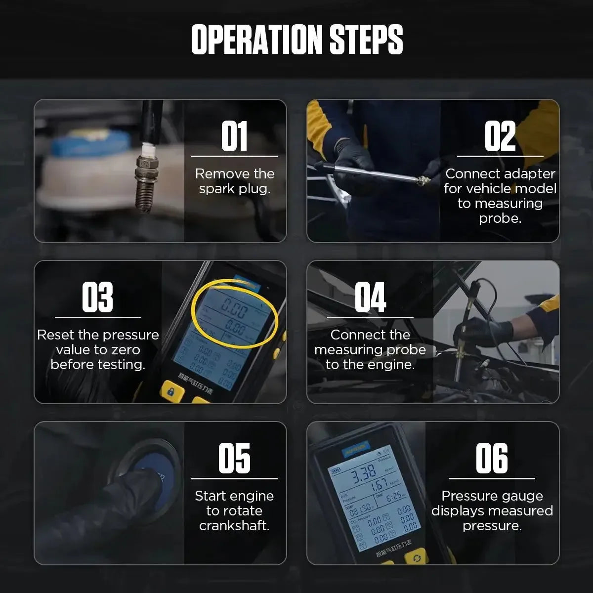 Autool PT610 | Compressietester