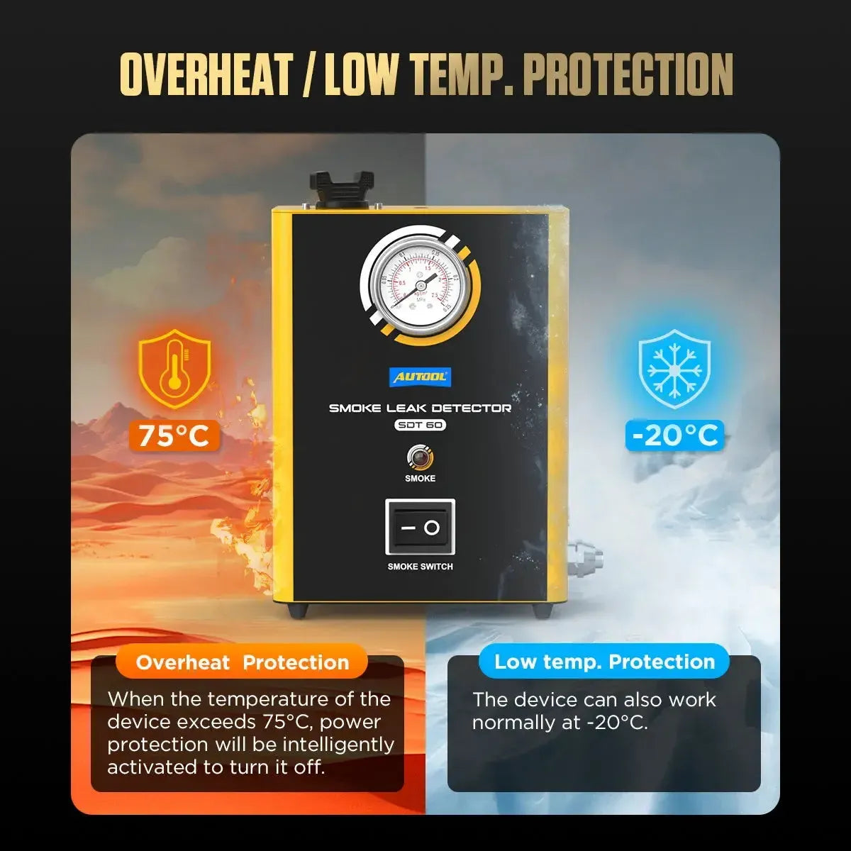 Autool SDT60 | Rooktester