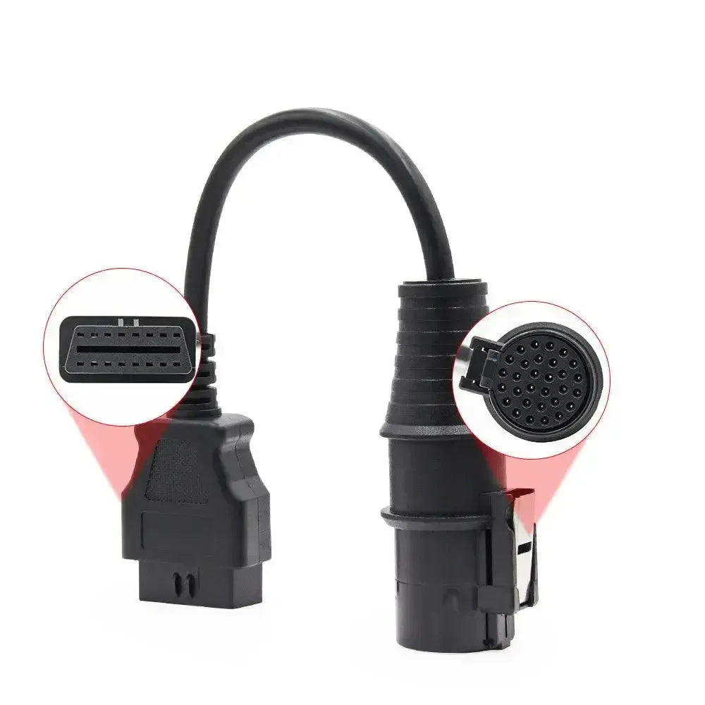 Iveco 30-pins OBD1 naar 16-pins OBD2 Verloopkabel | Vrachtwagen
