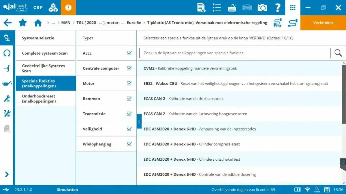 Jaltest CV (Commercial Vehicles) | Uitleesapparaat