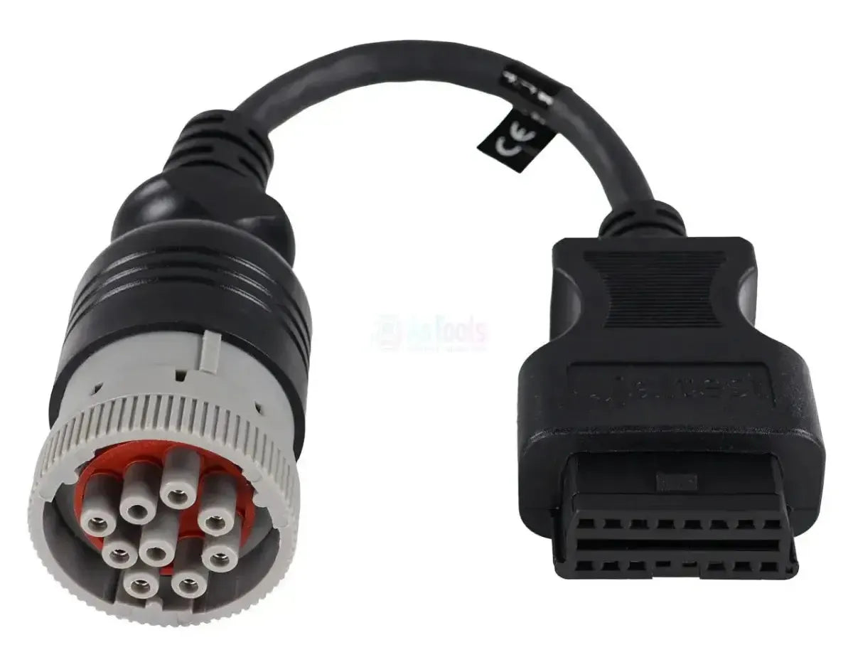 Jaltest (JDC505A) | CAT/Perkins 9-pins OBD - 16-pins OBD2 Verloopkabel | Verbrandingsmotor
