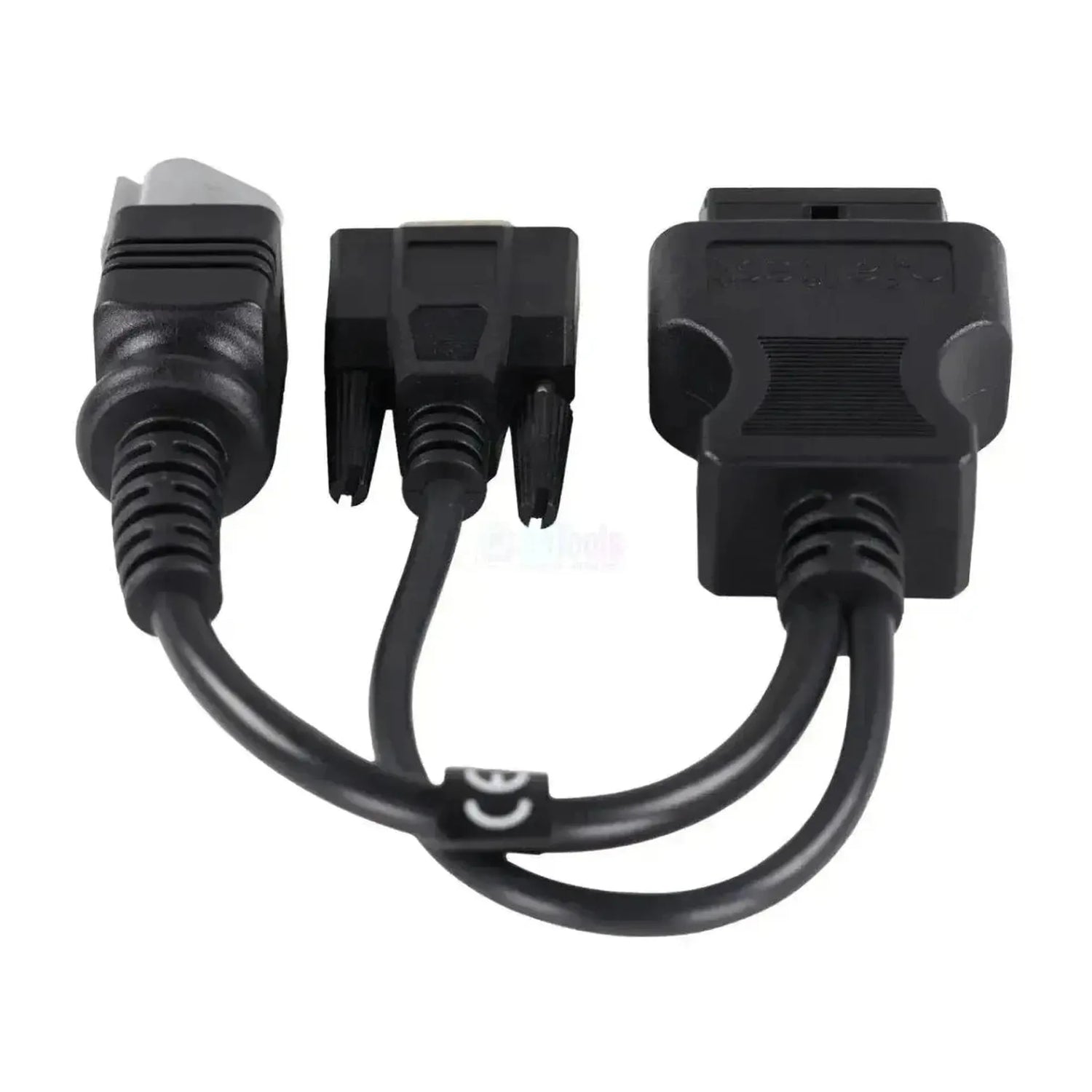 Jaltest (JDC518A) | SISU 3+9-pins OBD - 16-pins OBD2 Verloopkabel | Verbrandingsmotor
