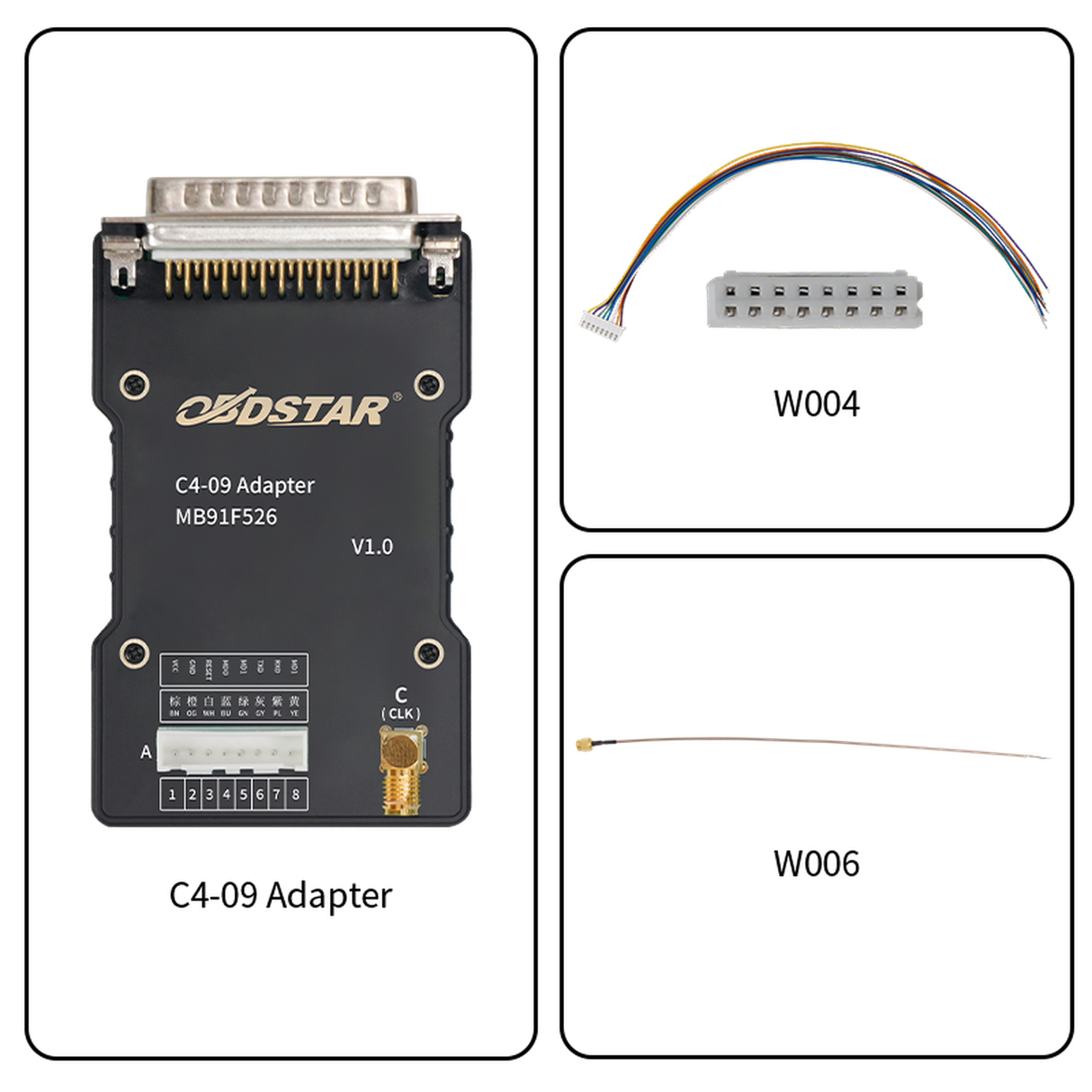 OBDSTAR (C4-09) | Adapterkit (MB91F526) | Accessoires