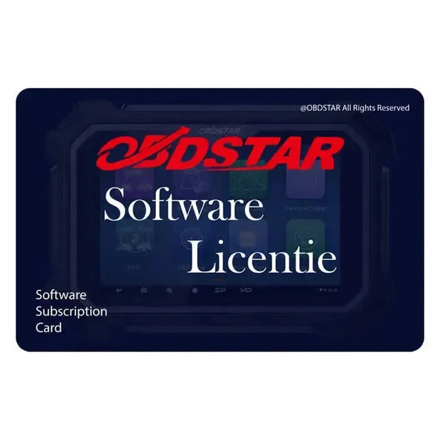 OBDSTAR ECU Master software-licentie