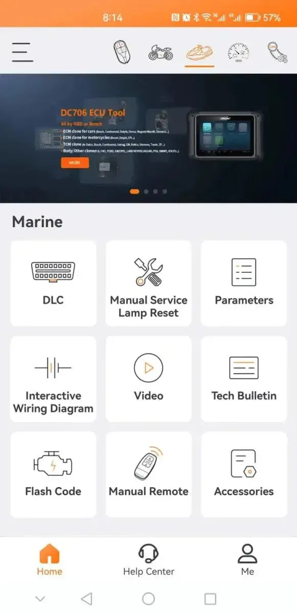 OBDSTAR IScan Honda (Marine) | Uitleesapparaat | Motorboot