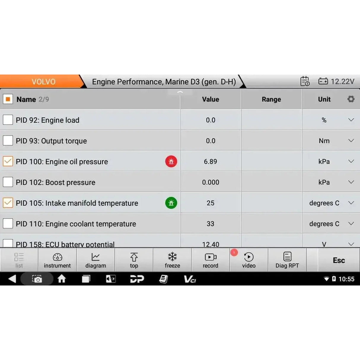 OBDSTAR IScan Pro Volvo (Marine) | Uitleesapparaat | Motorboot