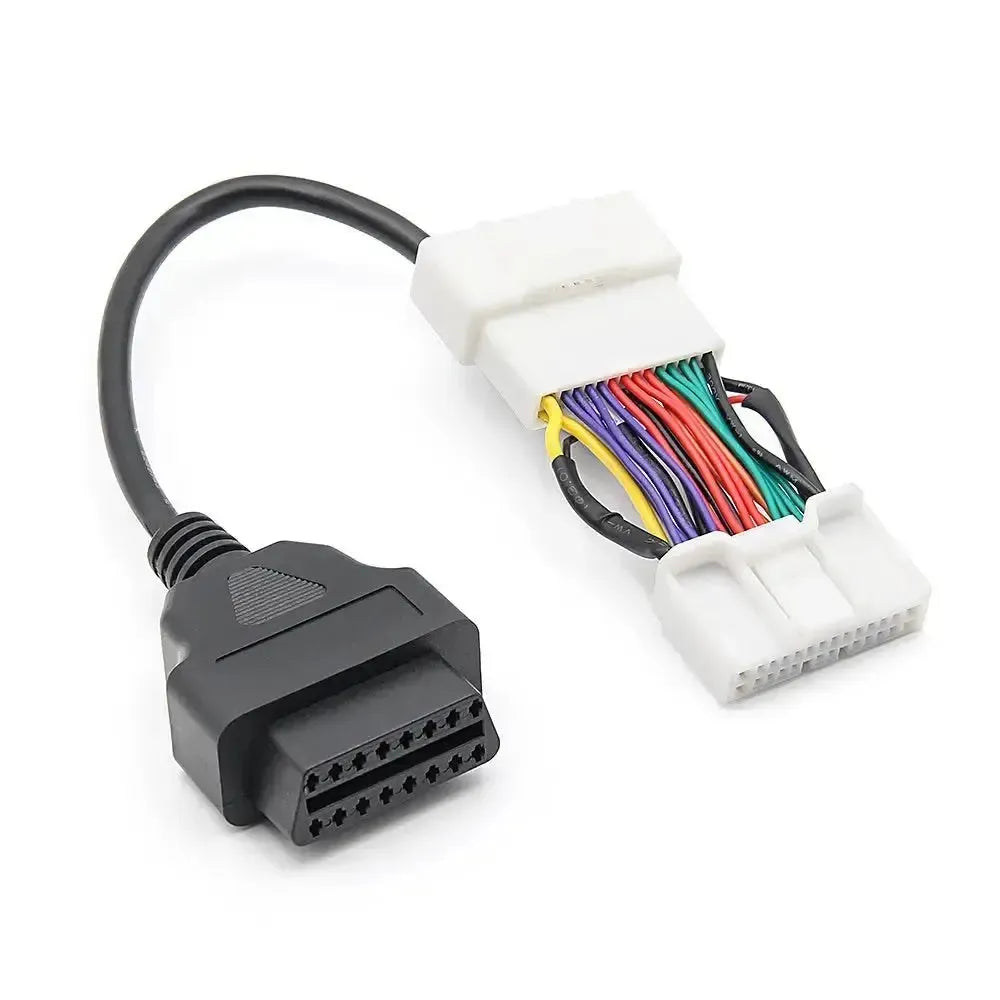 Tesla 26-pins Full OBD naar 16-pins OBD2 Verloopkabel – Personenauto