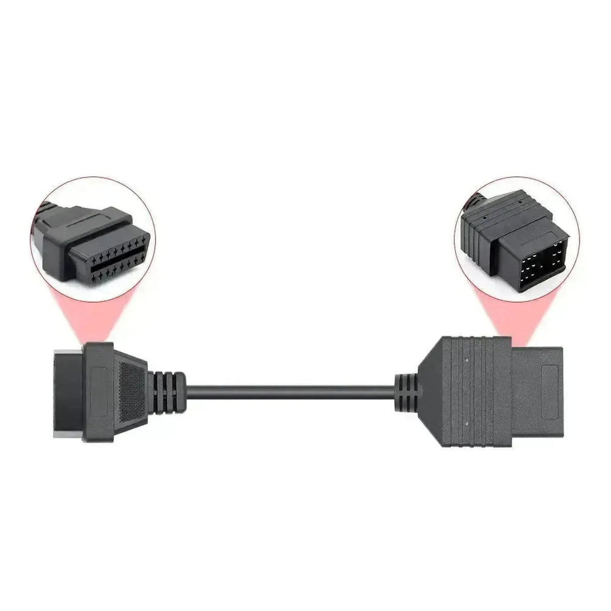 Toyota 17-pins OBD1 – 16-pins OBD2 Verloopkabel | Personenauto
