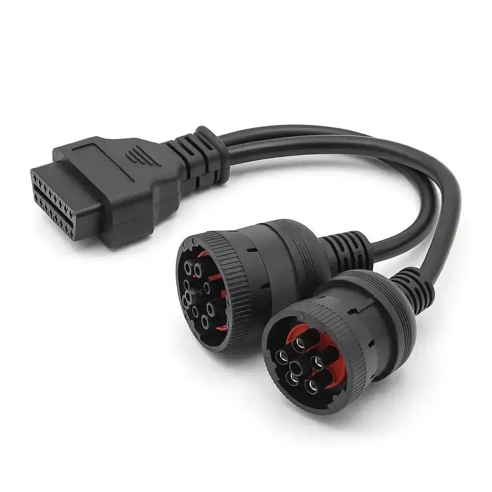 Universeel 6+9 J1708+J1939 – 16-pins OBD2 Verloopkabel | Bedrijfs- en Werkvoertuig
