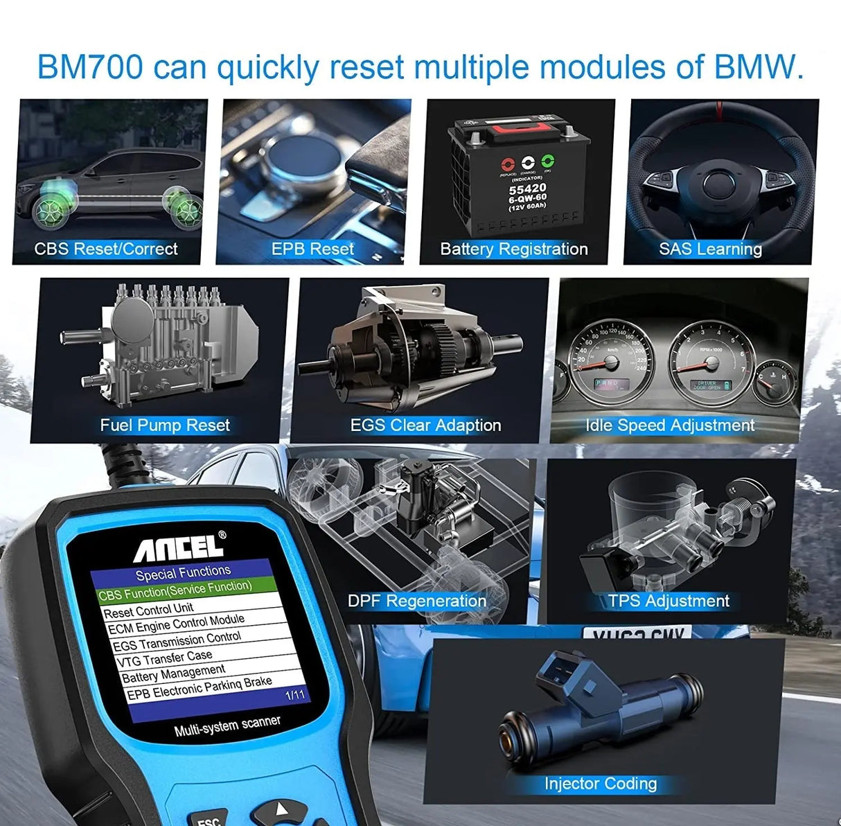 Ancel Ancel BM700 Auto Uitleesapparaat