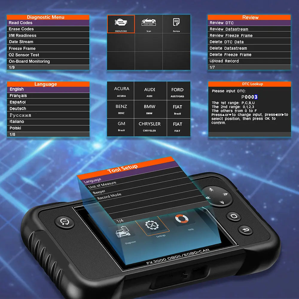 Ancel Ancel FX3000 Auto Uitleesapparaat