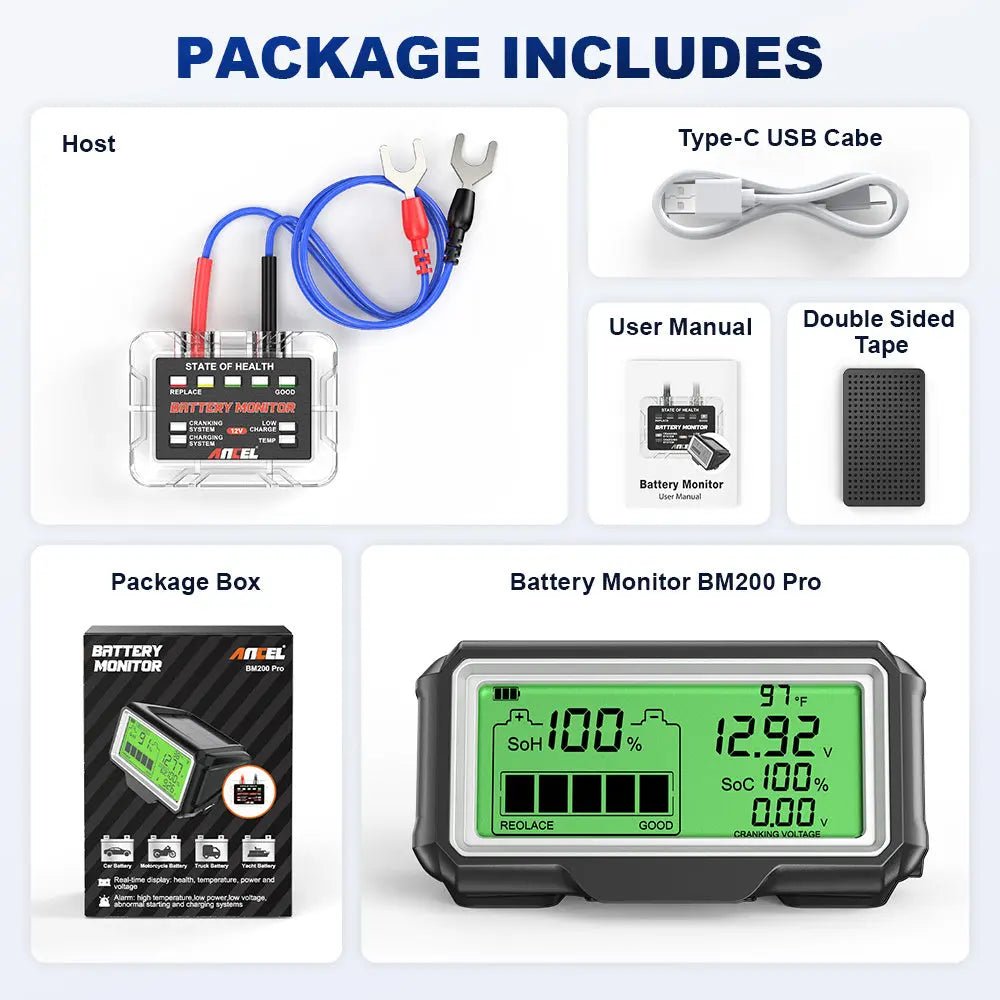 Ancel BM200 Pro Accumonitor