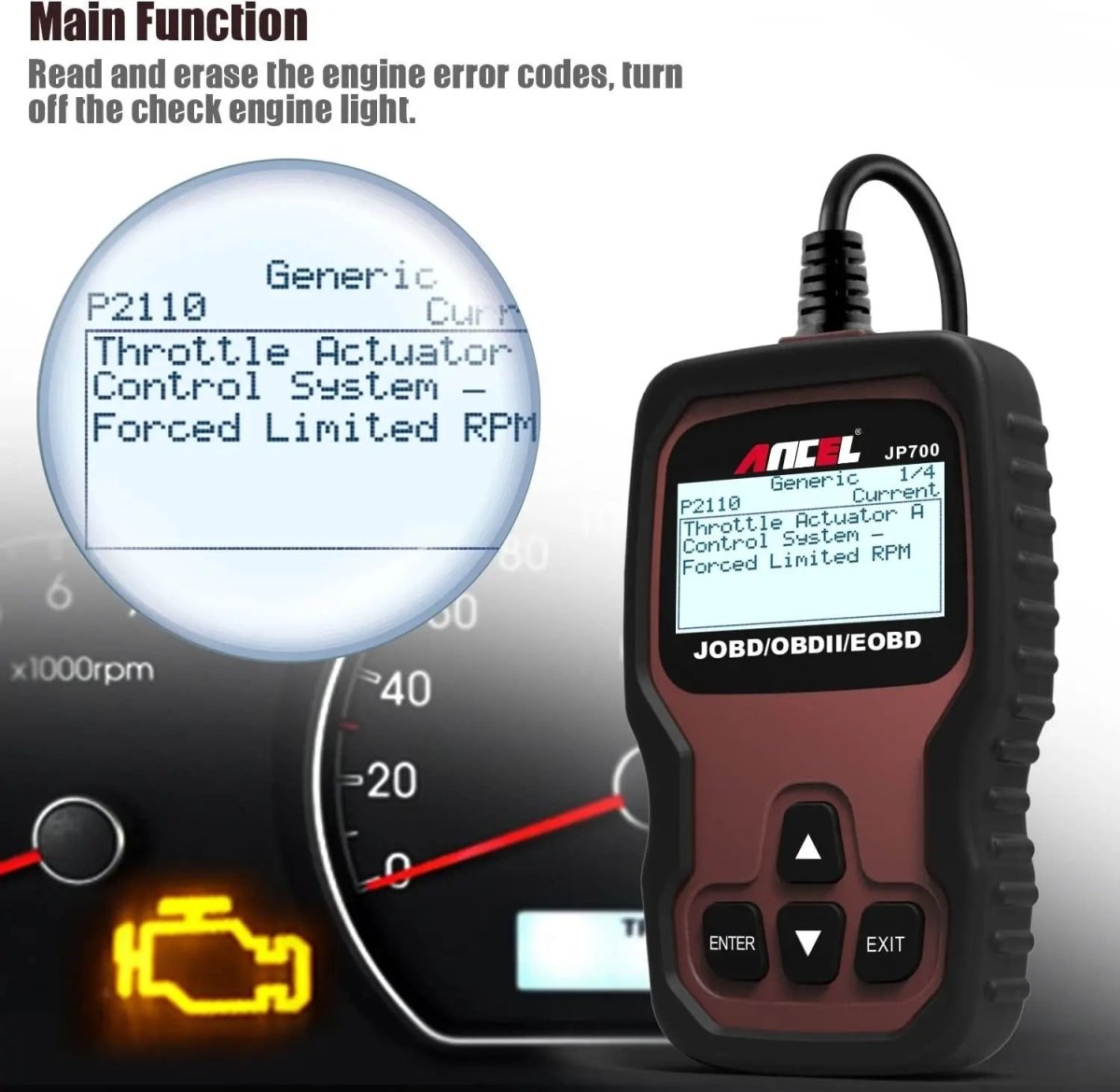 Ancel JP700 Auto Foutcodelezer