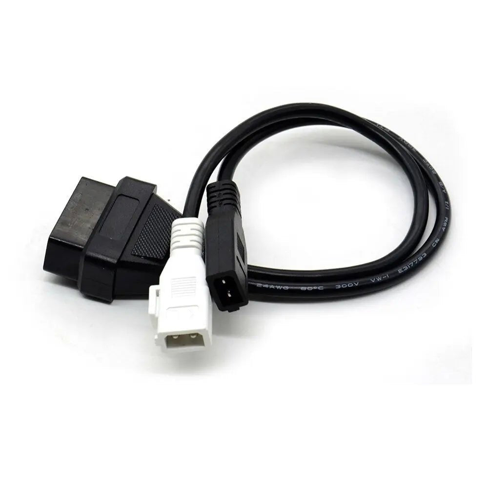 Audi/Seat/Skoda/Volkswagen 2+2 Pins OBD1 - 16 Pins OBD2 Verloopkabel Personenauto