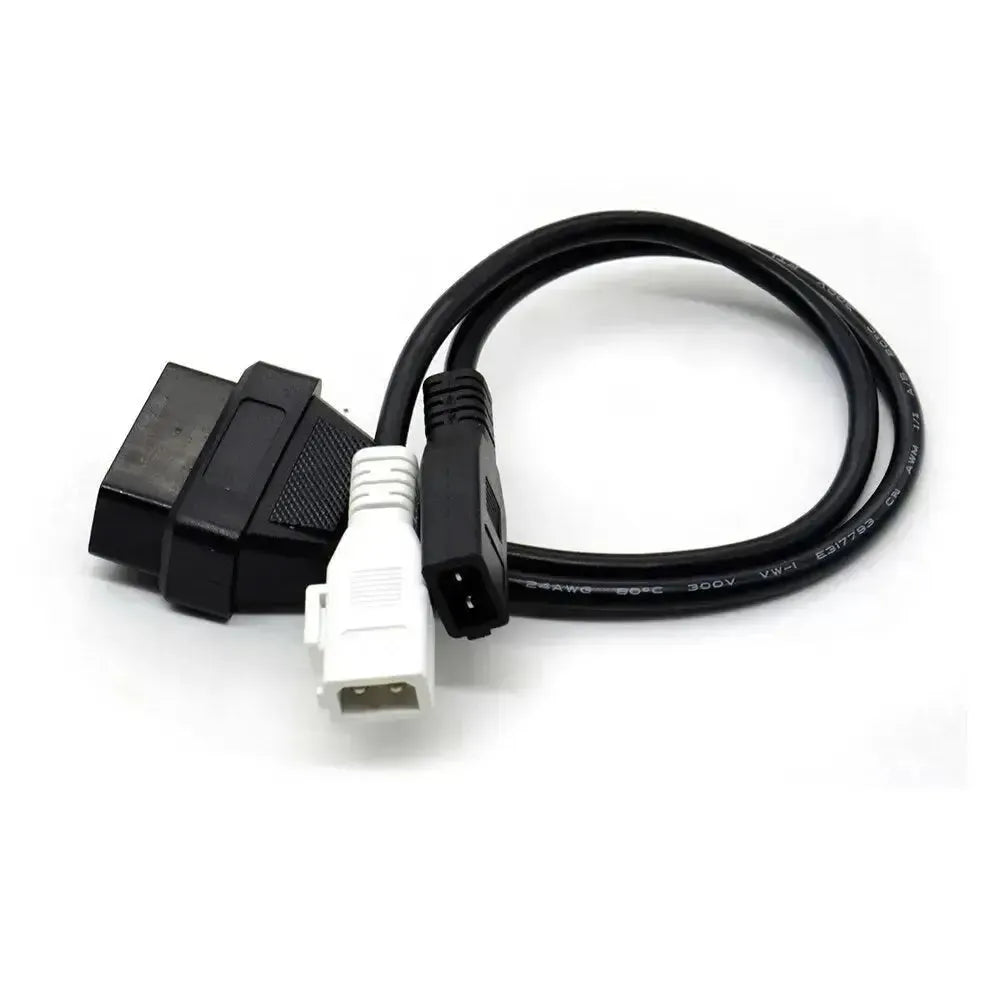 Audi/Seat/Skoda/Volkswagen 2+2-pins OBD1 naar 16-pins OBD2 Verloopkabel | Personenauto
