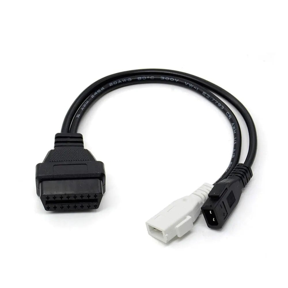 Audi/Seat/Skoda/Volkswagen 2+2 Pins OBD1 - 16 Pins OBD2 Verloopkabel Personenauto