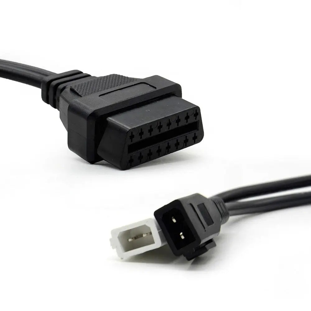 Audi/Seat/Skoda/Volkswagen 2+2 Pins OBD1 - 16 Pins OBD2 Verloopkabel Personenauto