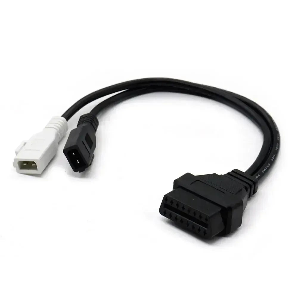 Audi/Seat/Skoda/Volkswagen 2+2-pins OBD1 naar 16-pins OBD2 Verloopkabel | Personenauto
