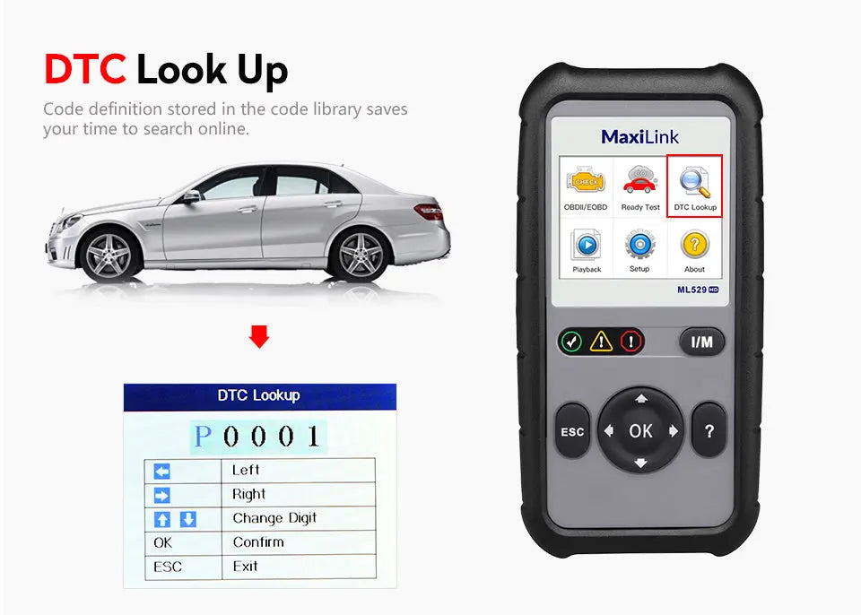 Autel Autel MaxiLink ML529HD Auto/Vrachtwagen Code Reader