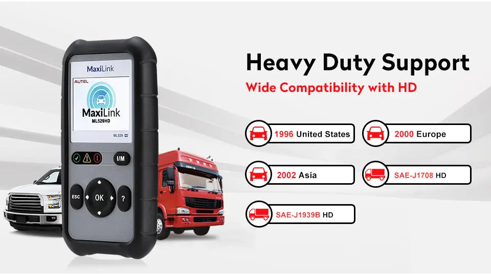 Autel Autel MaxiLink ML529HD Auto/Vrachtwagen Code Reader